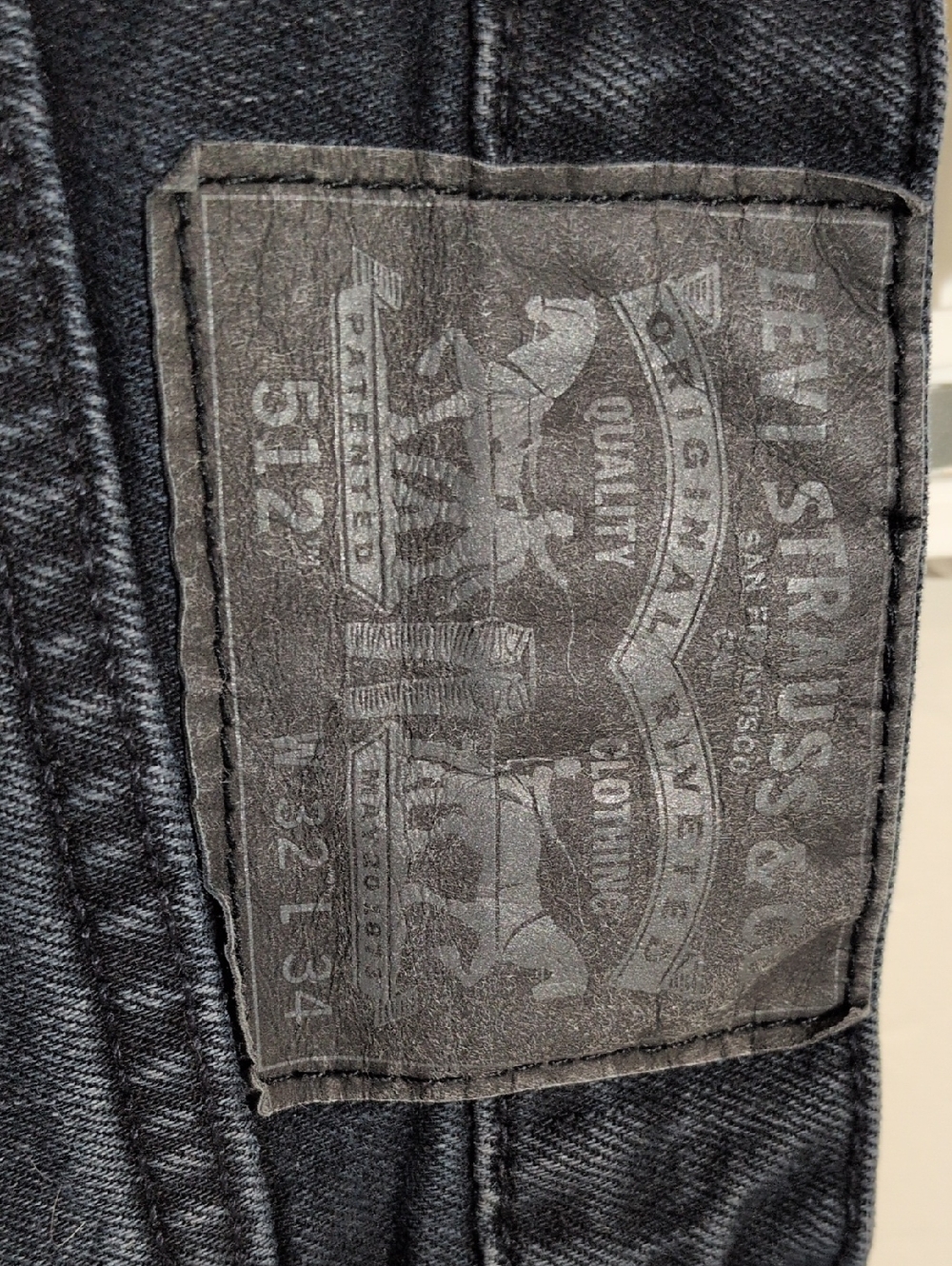Levi's 512 Slim Taper Jeans - Dark Blue  Wash